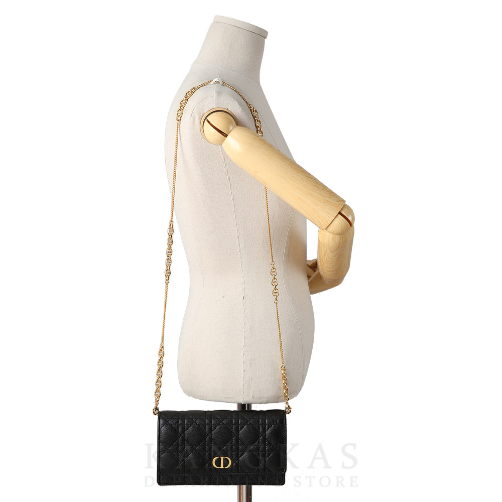 CHRISTIAN DIOR(USED)크리스찬디올 카로 파우치겸 체인 크로스백